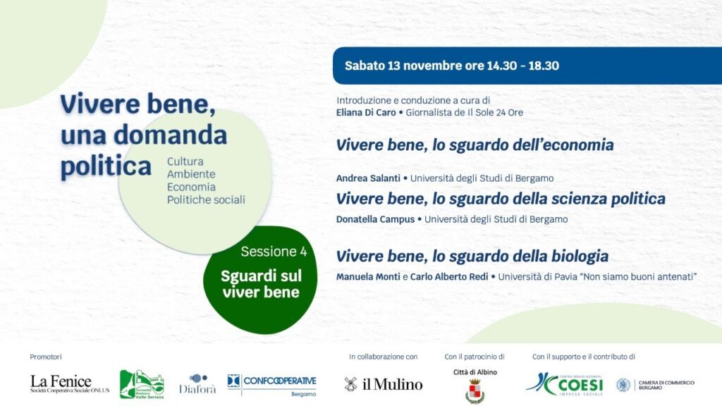 Copertina: Sessione 4 – Sguardi sul viver bene