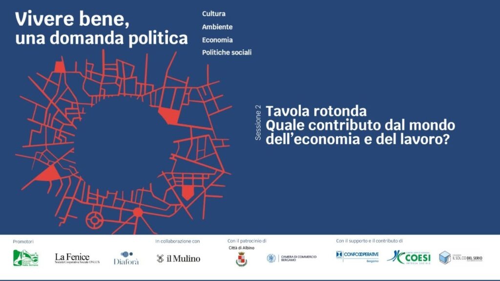 Copertina: Vivere bene, una domanda politica 2022 | Tavola rotonda