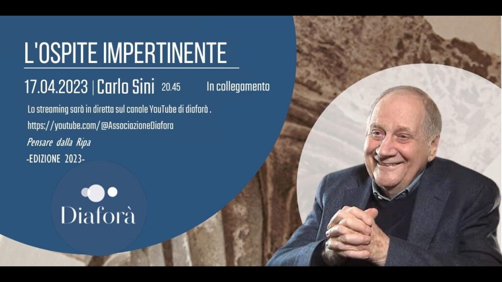 Copertina: Carlo Sini “L’ospite impertinente” – Pensare dalla Ripa 2023